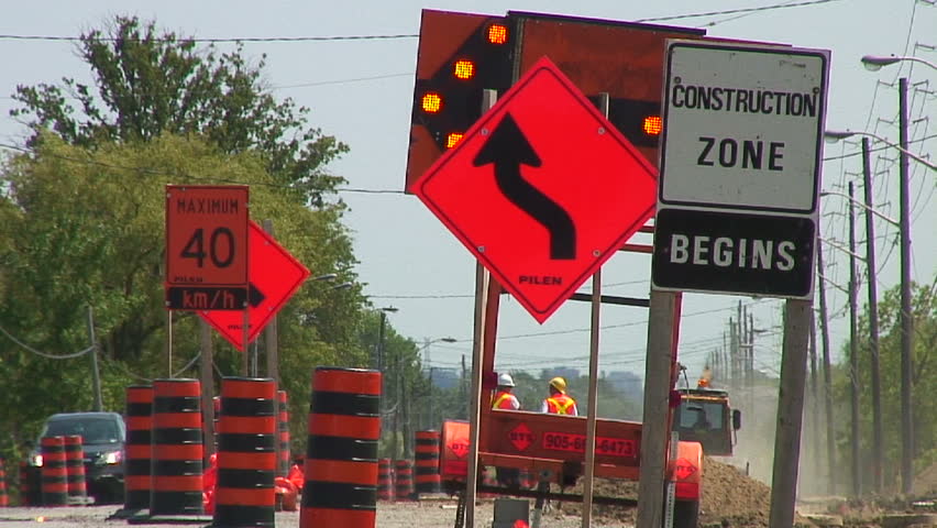 Construction on the road ahead.