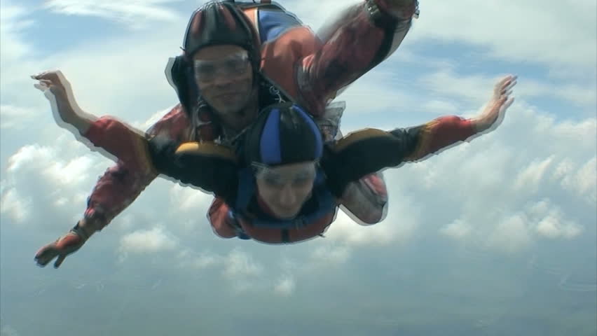Skydiving video. Tandem.