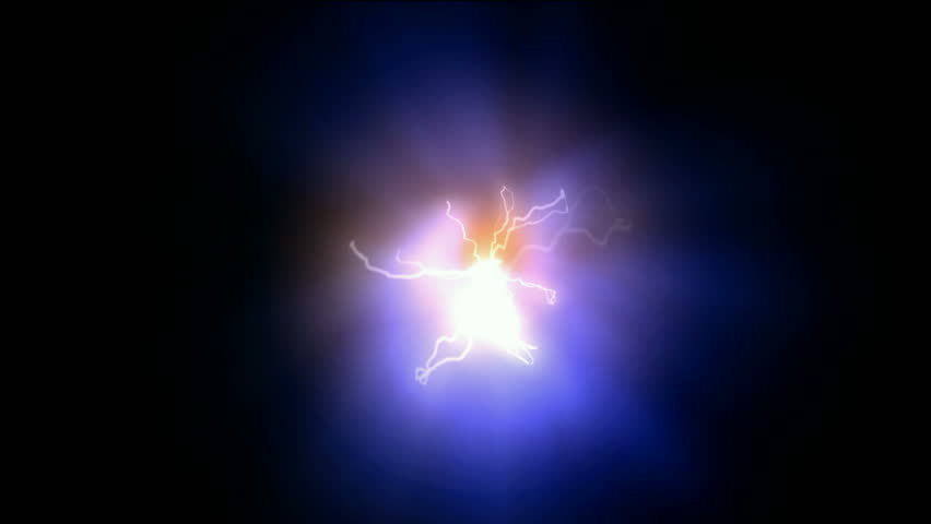 blue nebula and whirl laser,lightning,magnetic field,energy tech background,Crystal ball,magic,witches