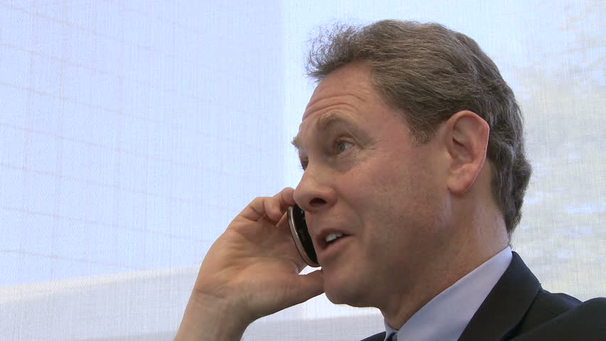 Businessman on phone call (2 of 4)