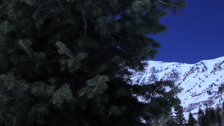A beautiful mountain range covered in snow