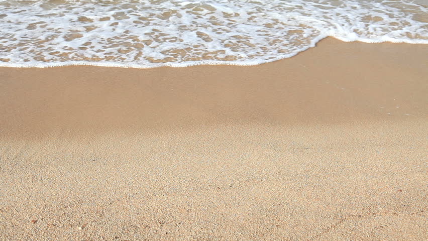 wave and sand beach