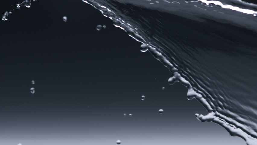 Super slo-mo stream of water