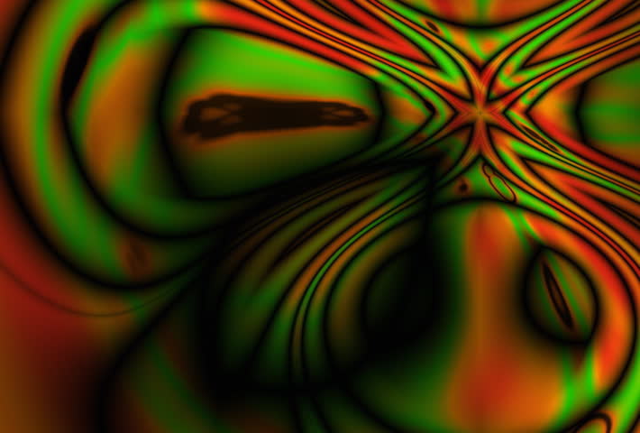 Orange and green optical illusion