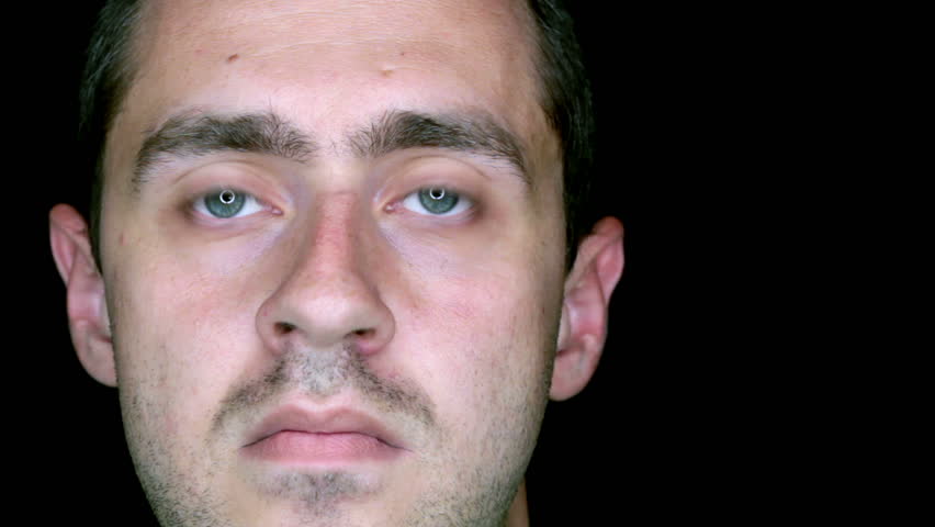Different facial expressions close up