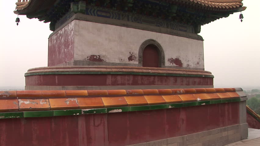 Temple of Sea of Wisdom, Summer Palace, Beijing, China, zoom in.  Format: NTSC HDV Compression: MotionJPEG-A Camera: Sony HVR-Z1U Size: 1080i (1920 x 1080) Sound: No