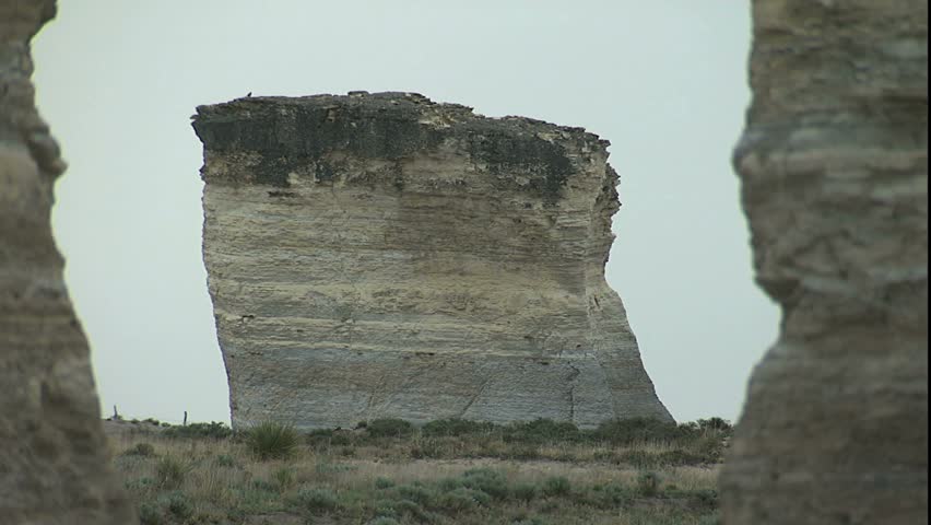 Kansas chalk pyramid