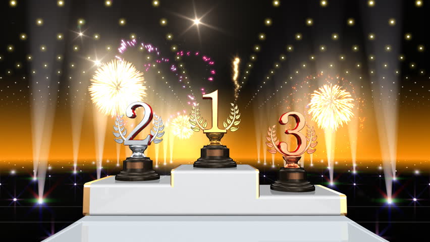 Podium Prize Trophy Number.