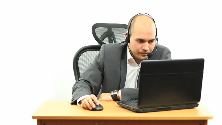 Young man in a laid-back business outfit having a casual and friendly video conference call on his laptop.