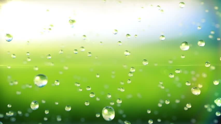 Flying through frozen beautiful rain drops, HD 1080, Looped animation.