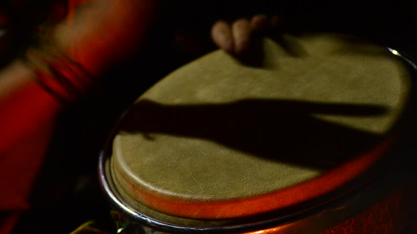 Man playing drums