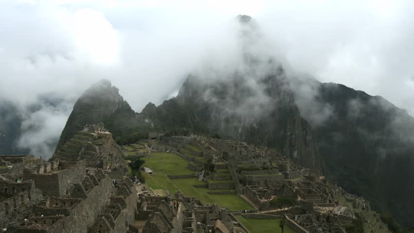 High definition time lapse video of Machu Picchu in Peru, an UNESCO World Heritage Site and new Wonder of the World