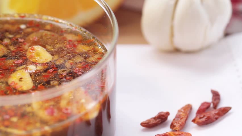 Chilli and orange marinade