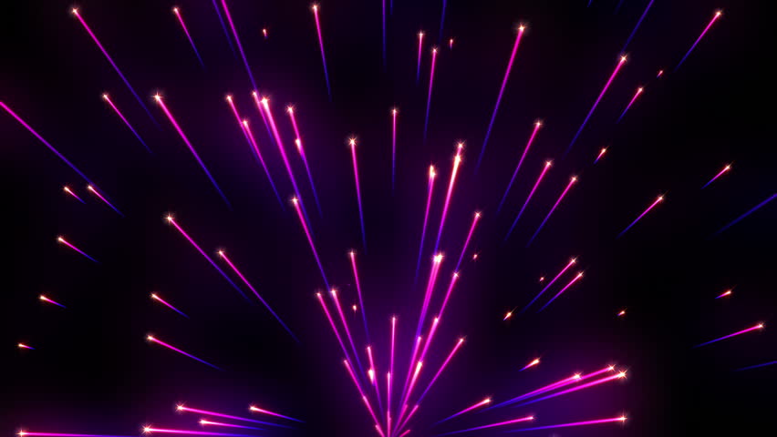 Shooting Stars Magenta Blue (Seamless Loop No Alpha Channel) HD 1080