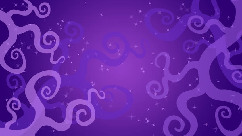 Weird purple plants growing background, HD CG animation.