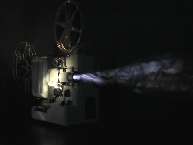PROJECTOR IN SMOKEY ATMOSPHERE