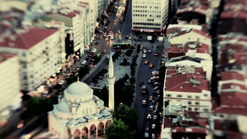 mosque square, timelapse. 2012 istanbul