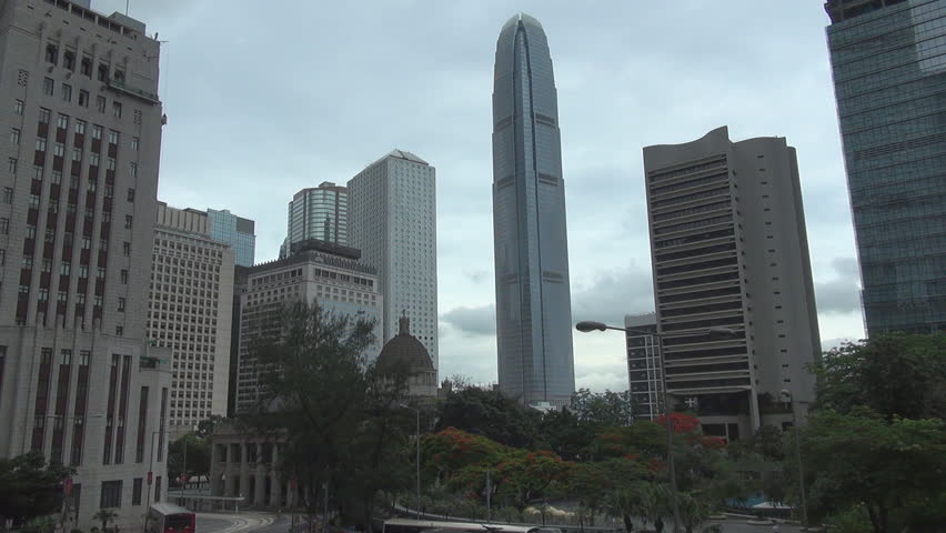 HONG KONG, CHINA - 15 MAY 2012, Panoramic view of Central District 