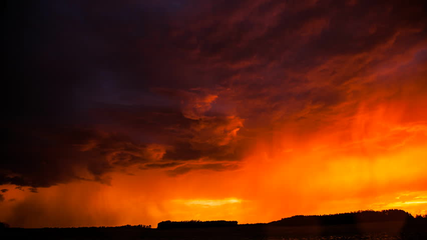 The clip tracks the path of a storm that produced a tornado shortly previous to the time this shot