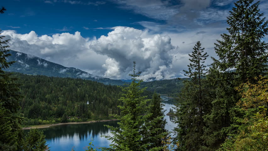 Time-lapse of the Canadian Rockies in the Summer