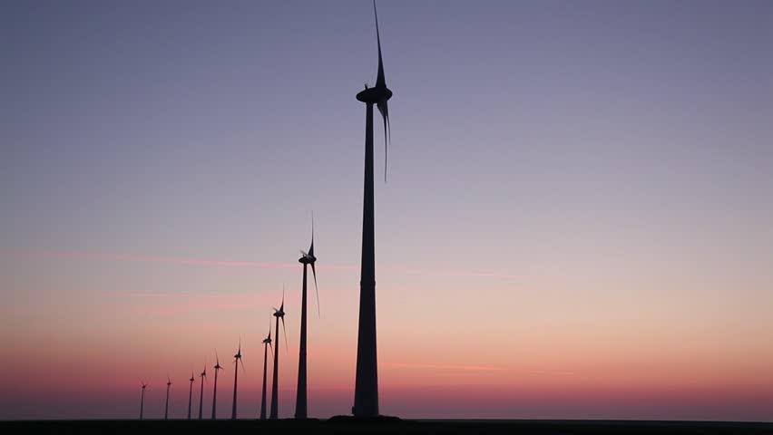Windturbines producing alternative energy
