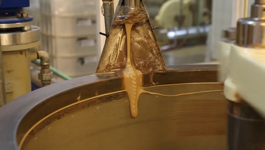 Chocolate-making factory in the "Del Turista" in San Carlos de Bariloche, Argentina
