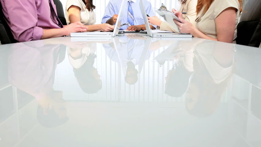 Young city advertising agency executives brainstorming ideas current promotion