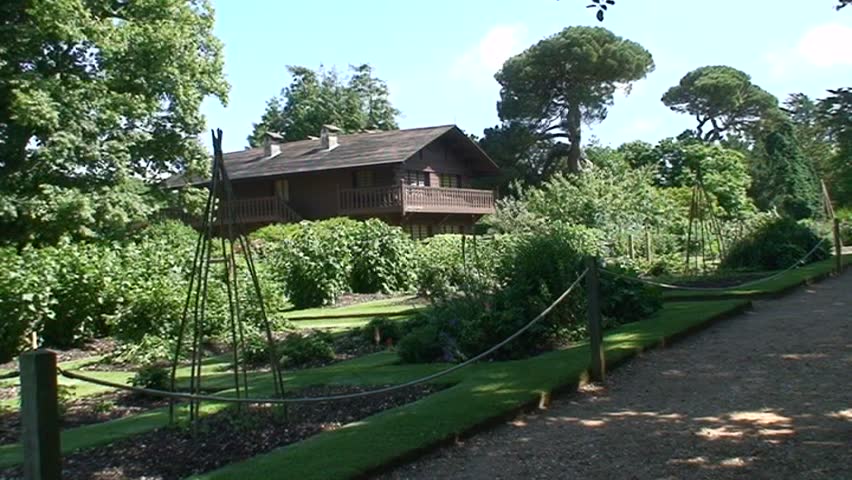 Swiss Cottage - the royal playhouse of the children of Queen Victoria situated in Osbourne House, Isle of Wight, England