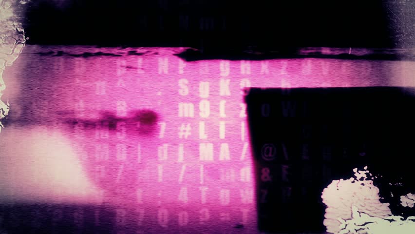 HD - A digital data curtain, burned film and grungy sprocket holes (Loop).

Formats available: HD-NTSC-PAL