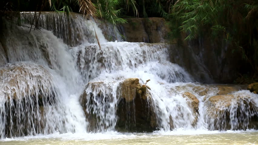 waterfall in Laos