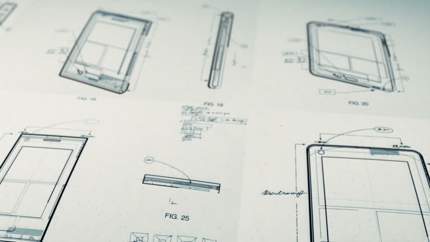 Technology Patents Drawing Animation