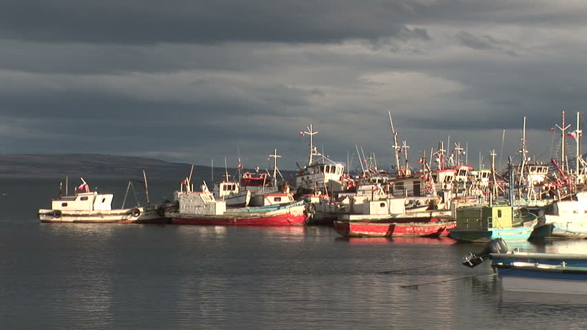 Seaport in Puerto Natales, Chile