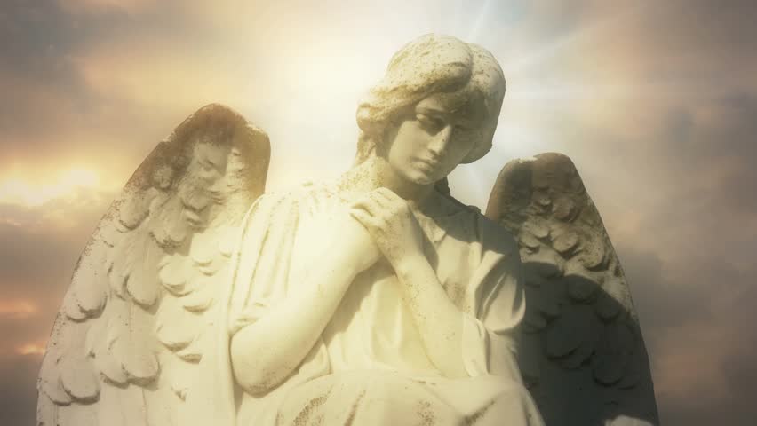 HD - The statue of an Angel on time lapse golden clouds (Loop).

Formats available: HD-NTSC-PAL