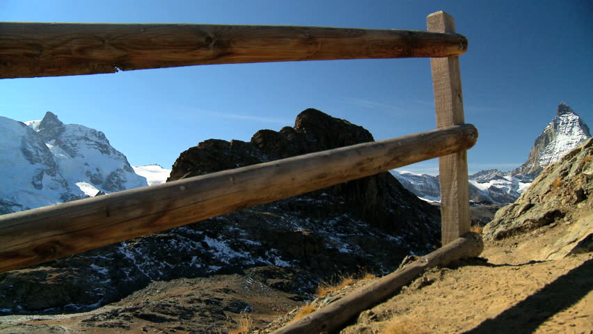 Panoramic view from Zermatt,Switzerland