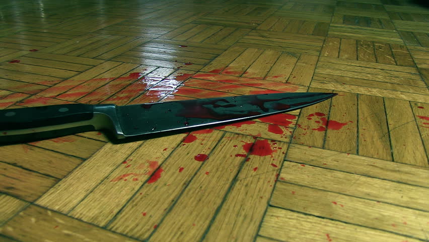 Bloody murder closeup