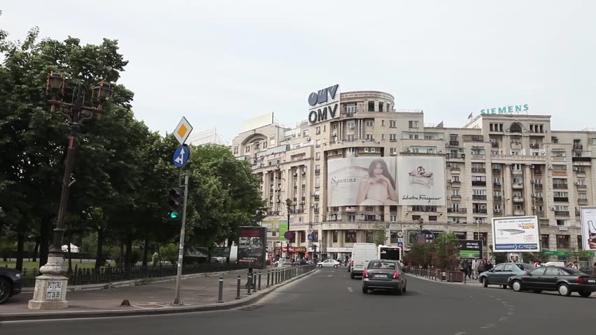 BUCHAREST, ROMANIA - AUGUST 16: Traffic goes heavier and slower to crawl at rush time  August 16, 2012, Bucharest, Romania
