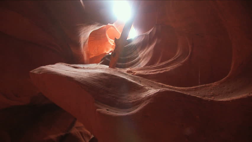 Sandstone formations in Antelope Canyon USA