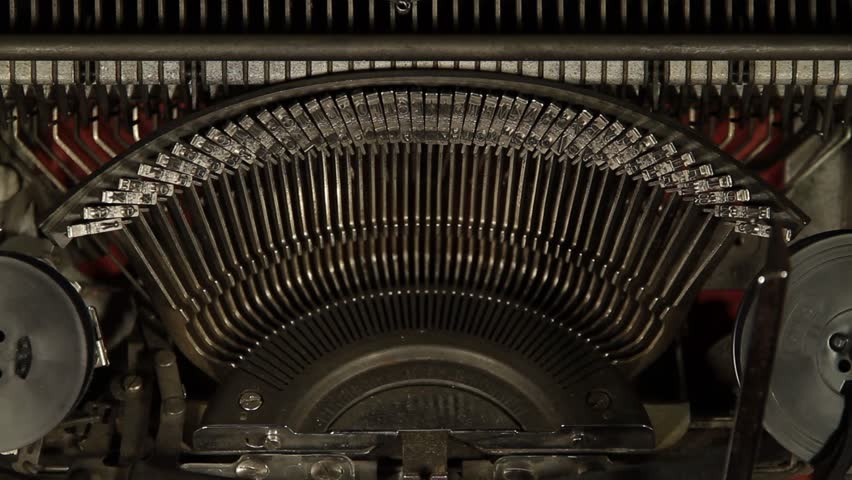 Printing on old typewriter
