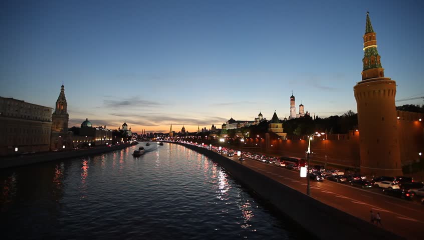 Kremlin Embankment - Embankment of the Moskva River near the Kremlin. Located between the Lenivka street and Vasilevsky descent (Red Square). The first stone embankment in Moscow.