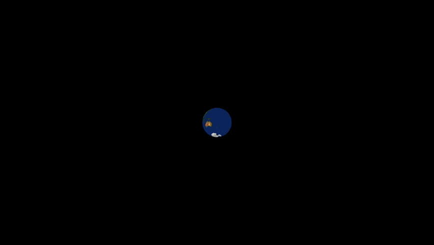 Earth spinning and zooming into Spain which is highlighted in red