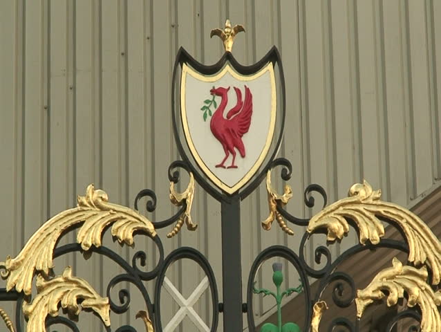 zoom out of the Shankly gates, 16:9 anamorphic widescreen