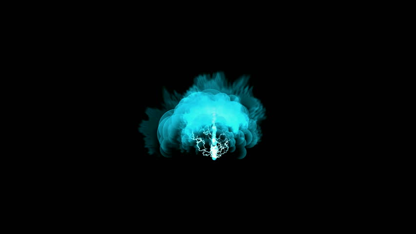 explosion atom nuclear in darkness,smoke and fire,war military scenes,power energy field,the end of world.