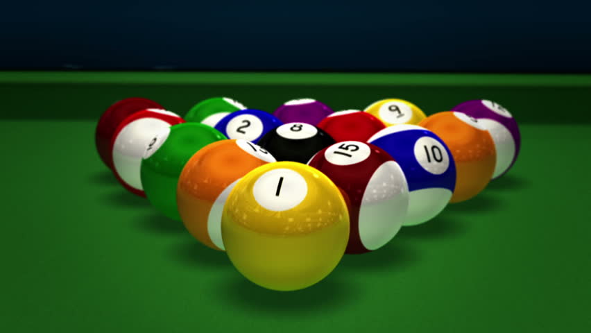 Billiard Pool Break
