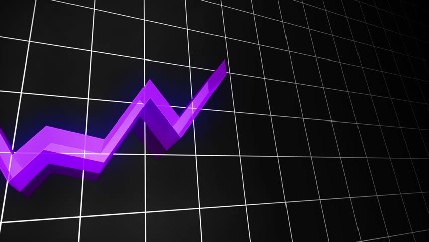3D Loopable line chart in purple.
Also available in green, blue, yellow, orange and red.