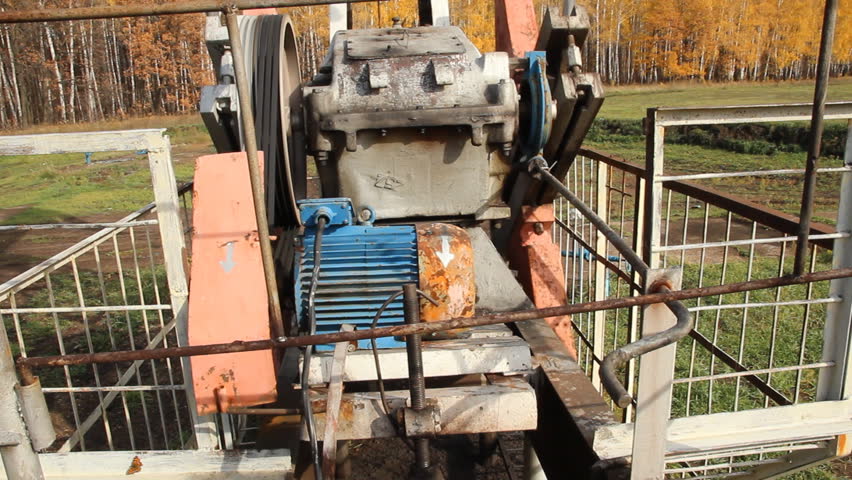 Oil production. oil pumps Russia