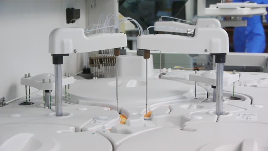 modern medical equipment makes the analysis of biological materials