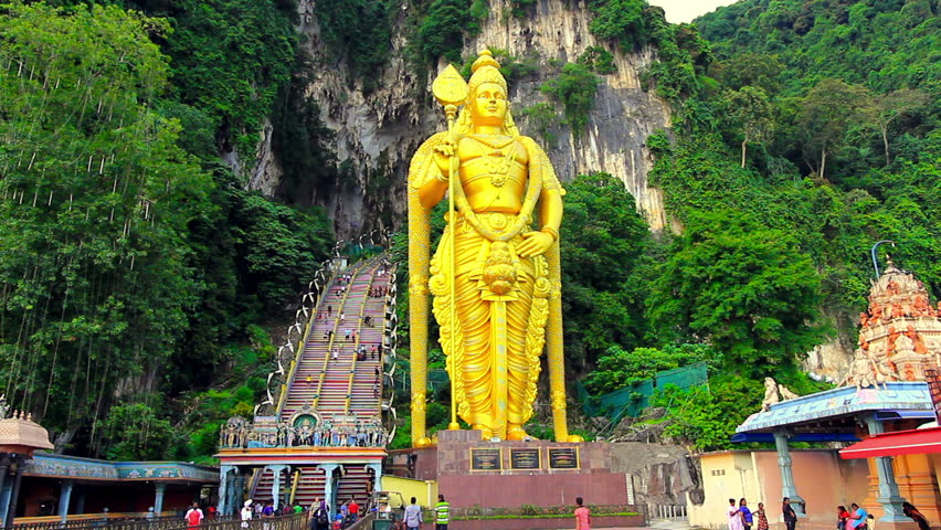 clear shot of batu caves, kuala lumpur, Malaysia