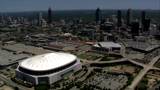 Flying around Atlanta and surrounding neighborhood.
