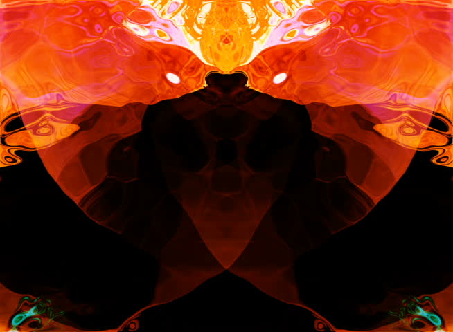 PAL - Motion 515: Abstract Rorschach imagery forms and flows (Loop).