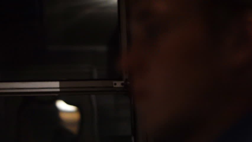 Cabin of the subway train